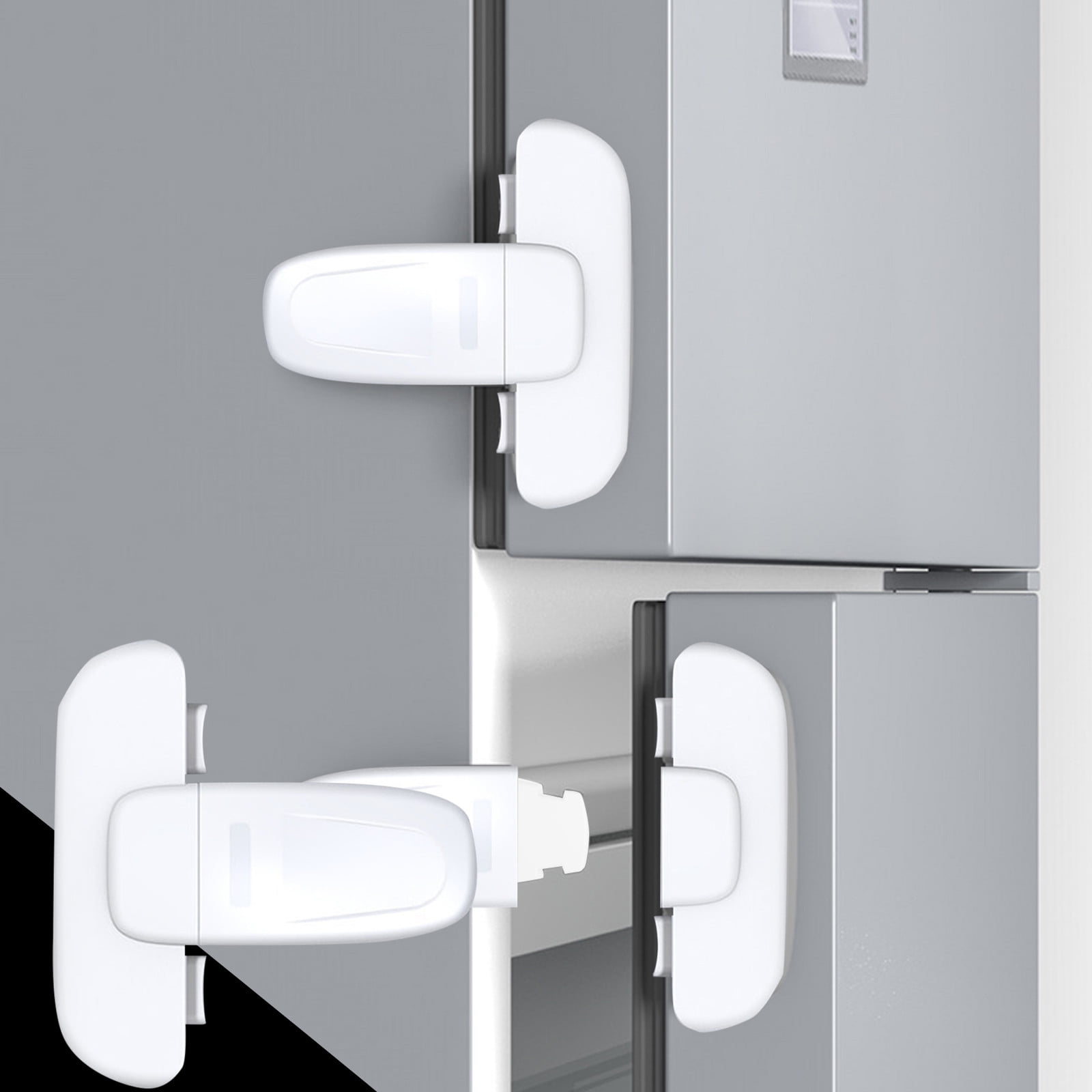 Home Refrigerator Fridge Freezer Door Lock Catch Toddler Kids Child