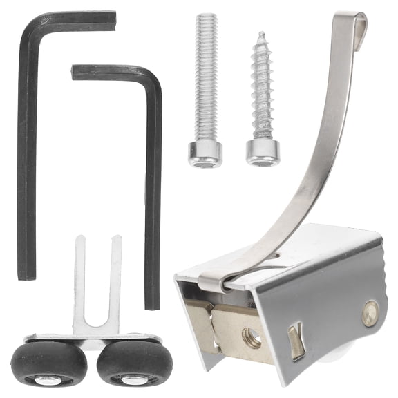 Home Renovation Items Pulley Wardrobe Sliding Cabinet Door Accessories Doors Nylon Nickel Plated Metal