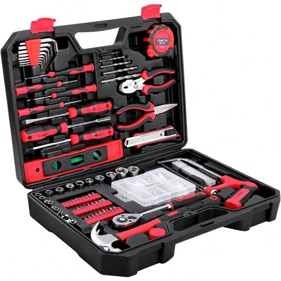 Home Repair Tool Kit - 226 Piece General Home/Auto Repair Tool Set General Mechanic Tool Set General Household Tool Kit Perfect for Homeowner Diyer Handyman