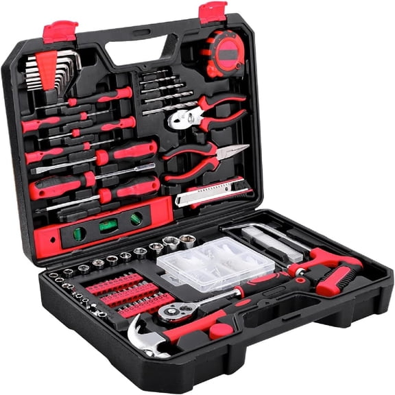 Home Repair Tool Kit - 226 Piece General Home/Auto Repair Tool Set, General Mechanic Tool Set, General Household Tool Kit, Perfect for Homeowner, Diyer, Handyman