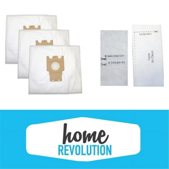 Home Revolution 101001 Miele Fjm Bags &amp; Filters&amp;#44;