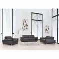 thumbnail image 1 of Home Roots 329677 Tasteful Leather Sofa Set, Dark Grey - 93 in., 1 of 6
