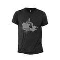 thumbnail image 1 of Home Roots Country Canada Men's Modern Fit Fun Casual T-Shirt Printed Graphic Tee Charcoal Grey 2X-Large, 1 of 3