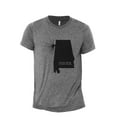 thumbnail image 1 of Home Roots State Alabama AL Men's Modern Fit Fun Casual T-Shirt Printed Graphic Tee Heather Grey 2X-Large, 1 of 3