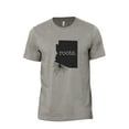 thumbnail image 1 of Home Roots State Arizona AZ Men's Modern Fit Fun Casual T-Shirt Printed Graphic Tee Military Grey Small, 1 of 3