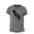 thumbnail image 1 of Home Roots State California CA Men's Modern Fit Fun Casual T-Shirt Printed Graphic Tee Heather Grey 2X-Large, 1 of 3