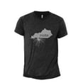 thumbnail image 1 of Home Roots State Kentucky KY Men's Modern Fit Fun Casual T-Shirt Printed Graphic Tee Charcoal Grey Large, 1 of 3