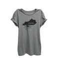 thumbnail image 1 of Home Roots State Kentucky Womens Relaxed T-Shirt Tee Heather Grey - Large, 1 of 3