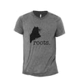 thumbnail image 1 of Home Roots State Maine ME Men's Modern Fit Fun Casual T-Shirt Printed Graphic Tee Heather Grey 3X-Large, 1 of 3