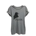 thumbnail image 1 of Home Roots State Maine Womens Relaxed T-Shirt Tee Heather Grey - Medium, 1 of 3