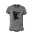 thumbnail image 1 of Home Roots State Minnesota MN Men's Modern Fit Fun Casual T-Shirt Printed Graphic Tee Heather Grey Small, 1 of 3