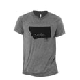 thumbnail image 1 of Home Roots State Montana MT Men's Modern Fit Fun Casual T-Shirt Printed Graphic Tee Heather Grey X-Large, 1 of 3
