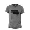 thumbnail image 1 of Home Roots State Nebraska NE Men's Modern Fit Fun Casual T-Shirt Printed Graphic Tee Heather Grey X-Large, 1 of 3