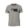 thumbnail image 1 of Home Roots State Oklahoma OK Men's Modern Fit Fun Casual T-Shirt Printed Graphic Tee Military Grey X-Large, 1 of 3
