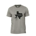 thumbnail image 1 of Home Roots State Texas TX Men's Modern Fit Fun Casual T-Shirt Printed Graphic Tee Military Grey Large, 1 of 3