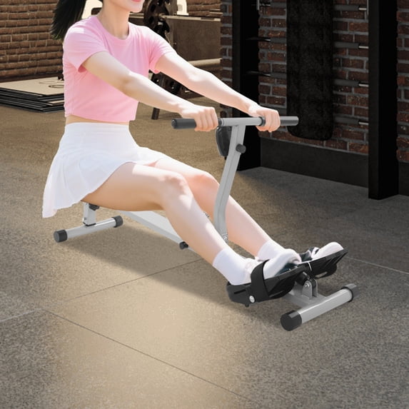 Home Rowing Machine Foldable Rowing Exercise Machine 12 Force Level Adjustable