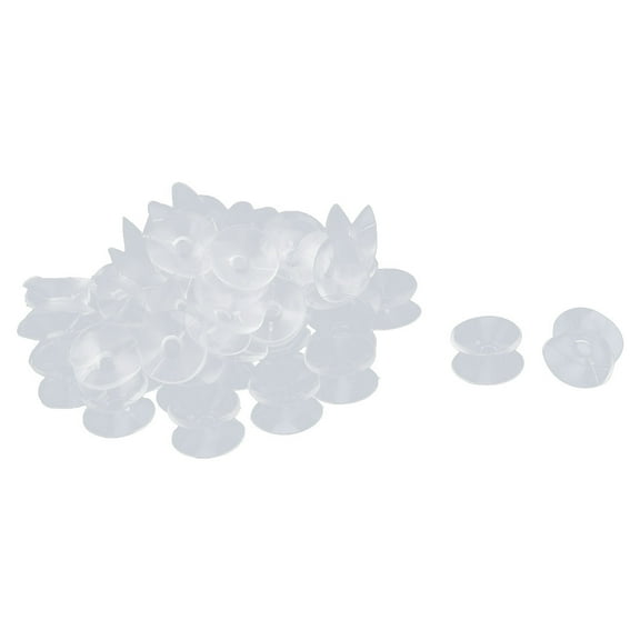 Home Rubber Double Sided Wall Window Glass Mirror Suction Cups Sucker Pads 50pcs