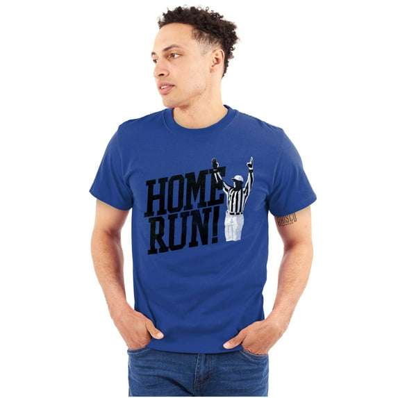 Home Run Baseball Sports Athletic Men's Big & Tall Crewneck Graphic Tee Brisco Brands 2X