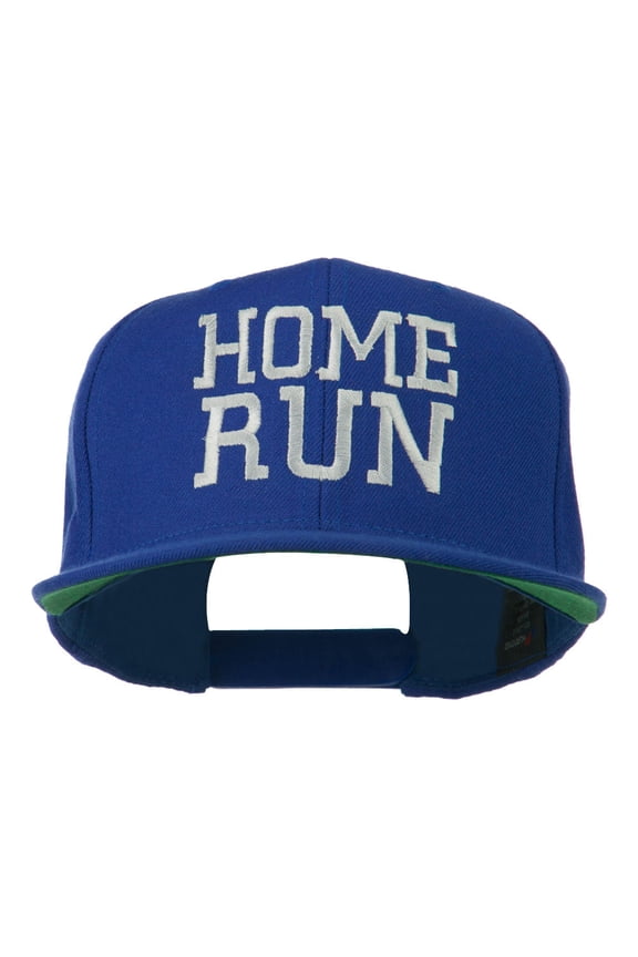 Home Run Embroidered Cap - Royal OSFM