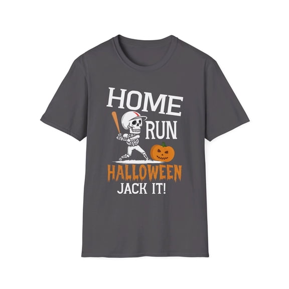 Home Run Halloween Jack It Baseball T-Shirt