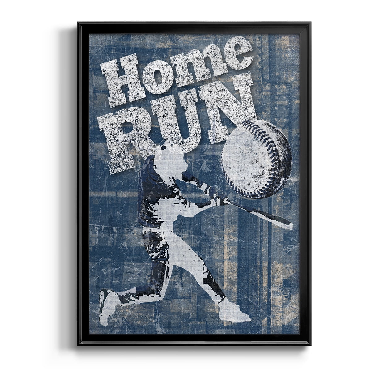 Home Run Hitter Premium Framed Print - Ready to Hang