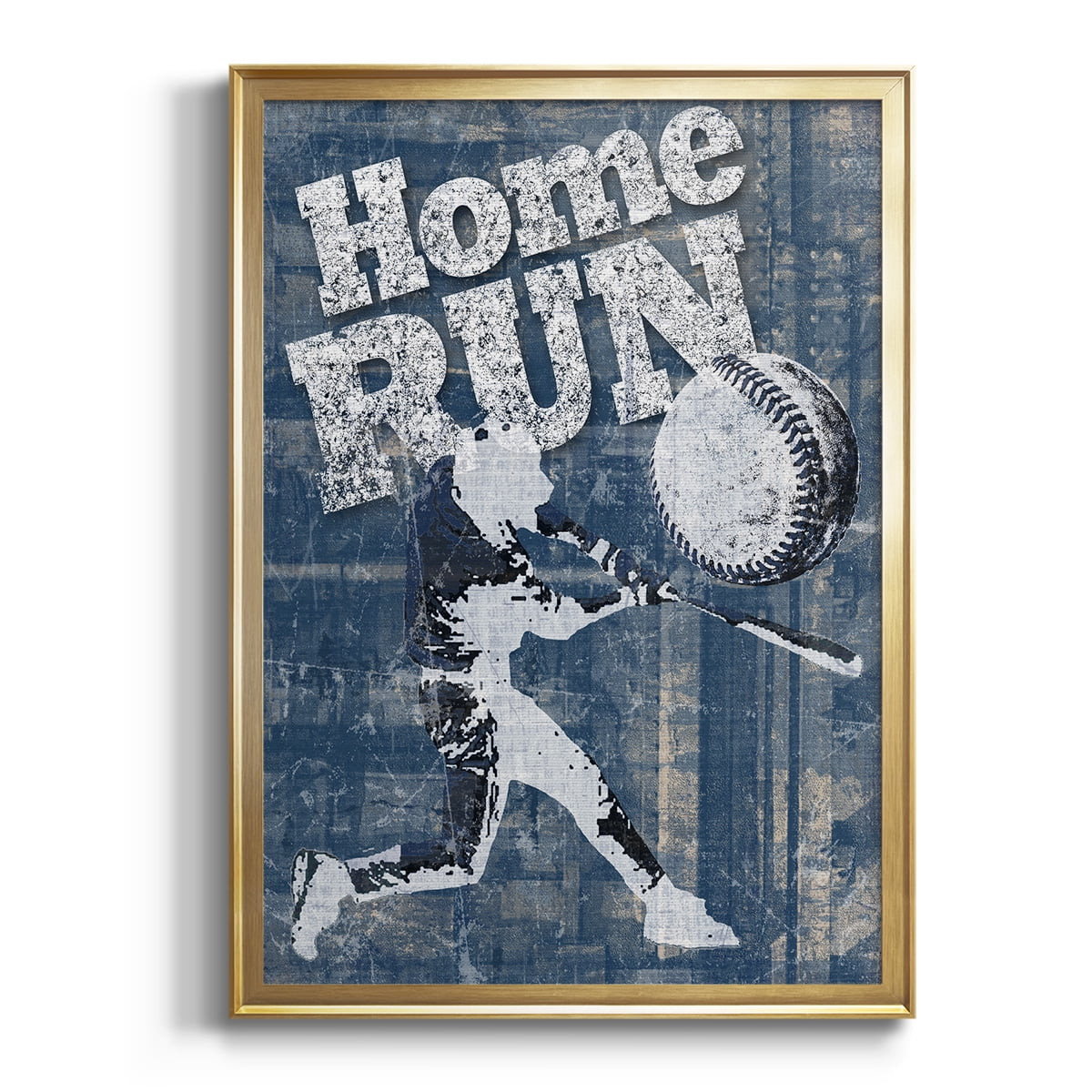 Home Run Hitter Premium Framed Print - Ready to Hang