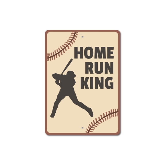 Home Run Sign, Baseball Decor, Batter Sign, Batter Sign, Batter Decor, Home Run Sign, MVP Sign, MVP Sign, MVP Award Aluminum Sign - 4x18 inches