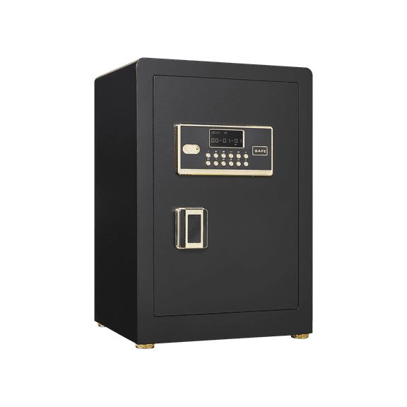 Home Safes Security Electronic Steel Home Safe, Anti-Theft Digital Security Lock Box with Smart Alert System, Removable Shelf, Mute Function, Personal Document Safes for Money Jewelry,Fireproof Safes