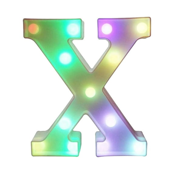 Home Sale! Jubipavy Colorful LED Marquee Letter Lights With Remote Party Bar Letters Lights Decorations For Home Multicolor