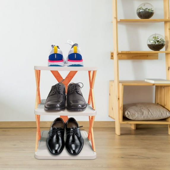 Home Sale! Jubipavy Multi Layer Shoe Rack Household Small Shoe Cabinet Economic Dormitory Door Shoe Rack Installation Free Folding Shoe Cabinet