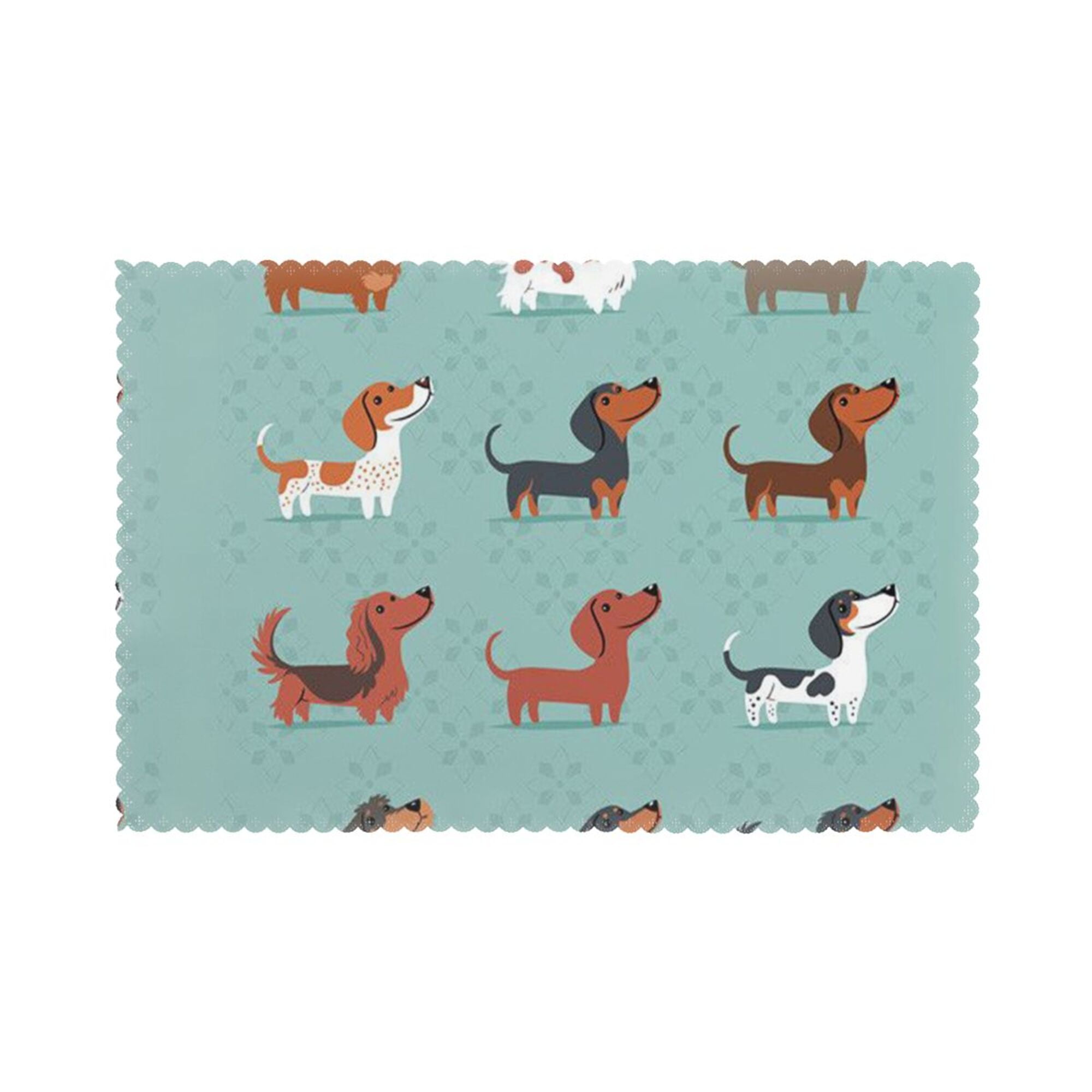 Sausage dog placemats sales