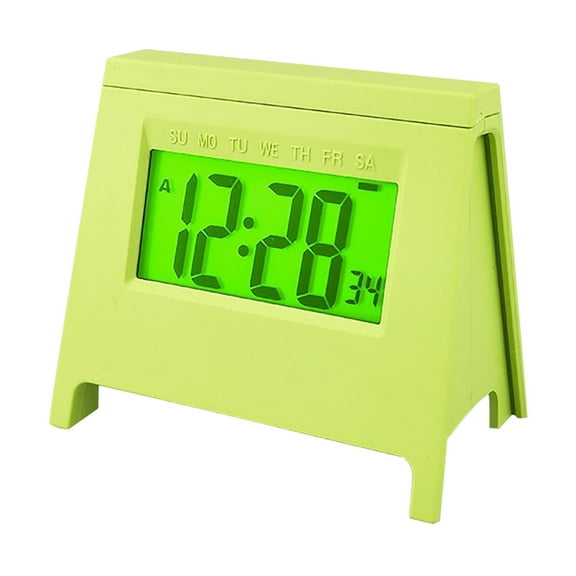 Home Saving! Jubipavy Mini LCD Student Alarm Clock New Electronic Clock Smart Desktop Multi-function Clock With Luminous Temperature Calendar