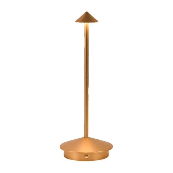 Anckoeil Table Lamps Rechargeable LED Dinning Desk Lamp Portable Metal Table Light with Stepless Dimming 3 Level Brightness for Home Restaurant Bar Cafe Patio