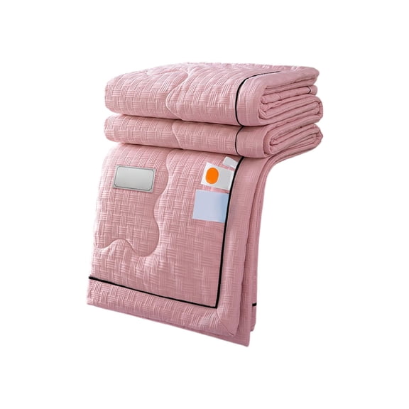 Home Savings Items Boutique Special!Amvlyk Skin Friendly Plain Printed Washed Cotton Summer Quilt Ventilation Quilt,Pink