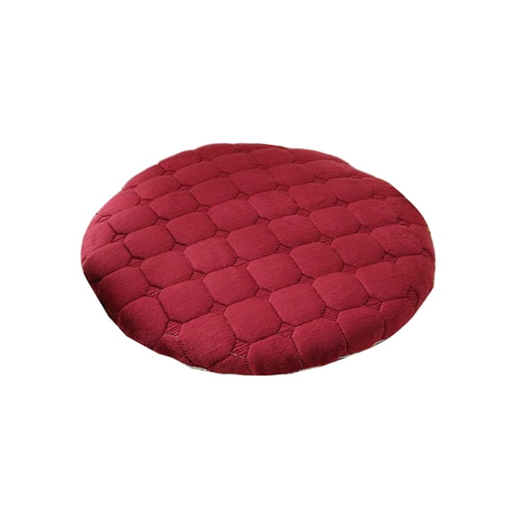 Home Savings Items Boutique Special!Amvlyk Winter Round Cushion - Thick Non-Slip Tatami Stool Pad for Floor Dining Chairs,35cm,Red
