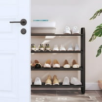 YZEGDCH Shoe Rack for Closet Shoe Rack for Small Space Shoe Shelf Storage for Sneaker and Boot Stackable Free Standing Shoe Rack for Entryway, Garage, Small Spaces, Dorm