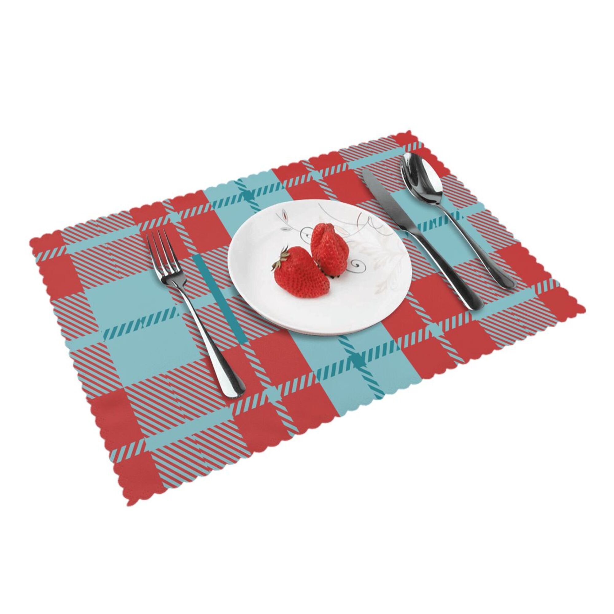 Home Seamless Floral Pattern Background Placemats Set Of 4 Washable