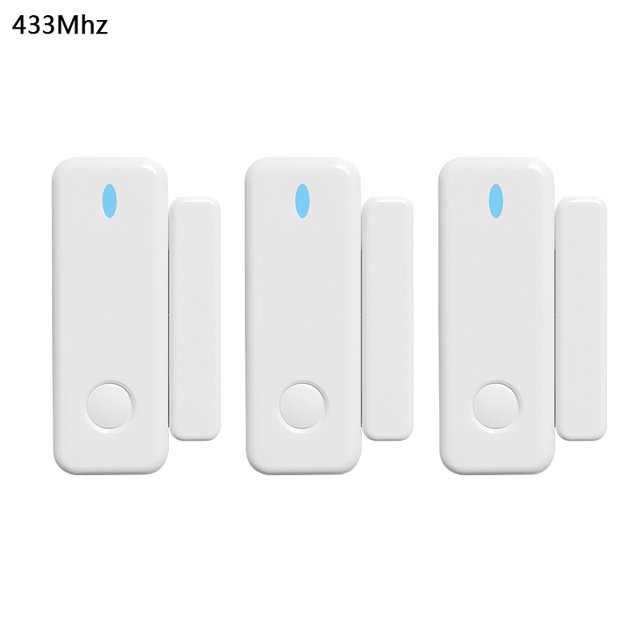 Home Security 33MHz Mini Window Door Alarm Sensor Wireless