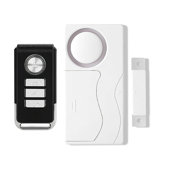 Home Security Alarm Kit Remote Control, 108db Volume, for Door and Window Protection