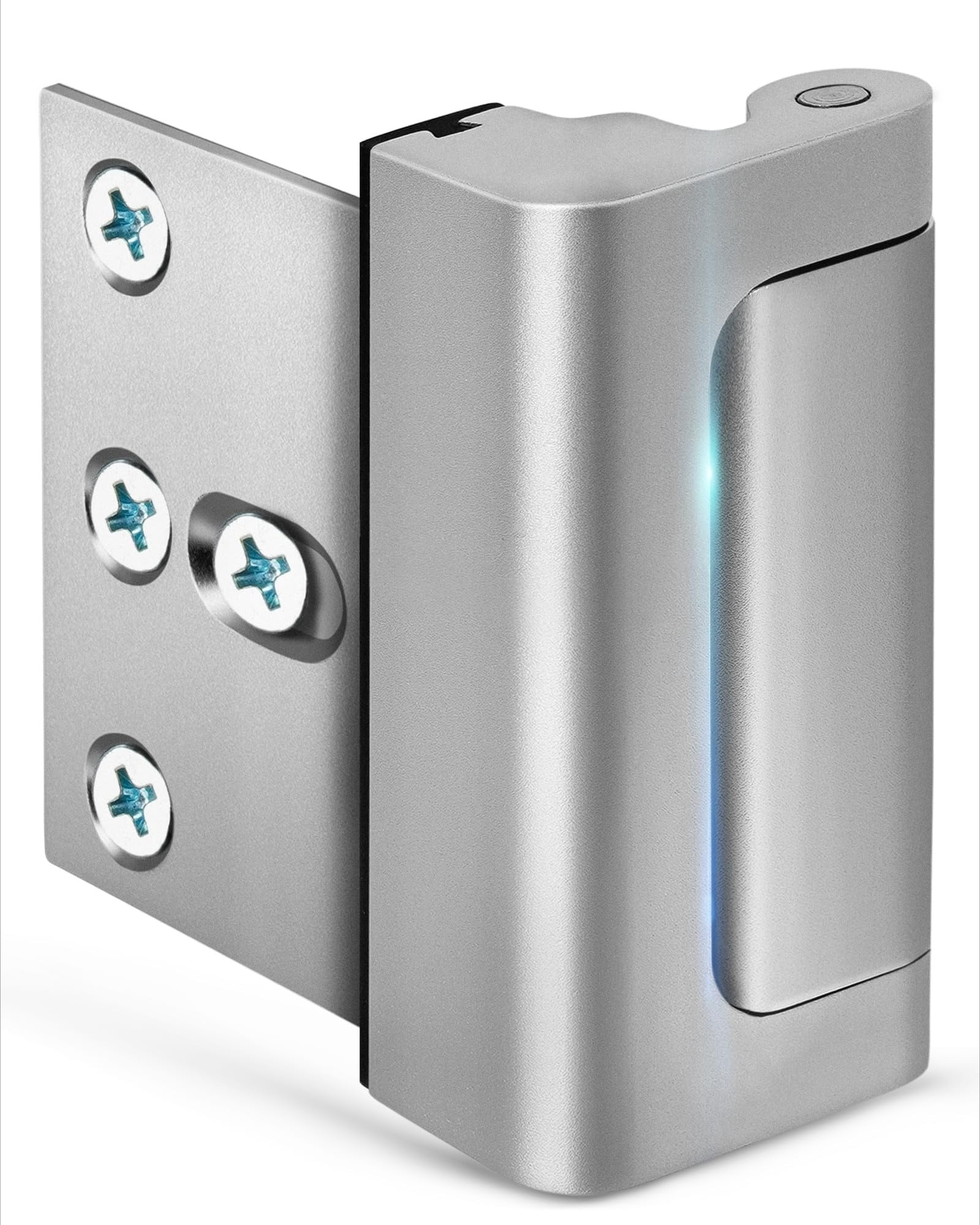 Home Security Door Lock for Kids Safety, Childproof Reinforcement Latch for Front Door, Heavy Duty Metal Safety Lock for Inside Swinging Doors, Easy Install Door Security Lock