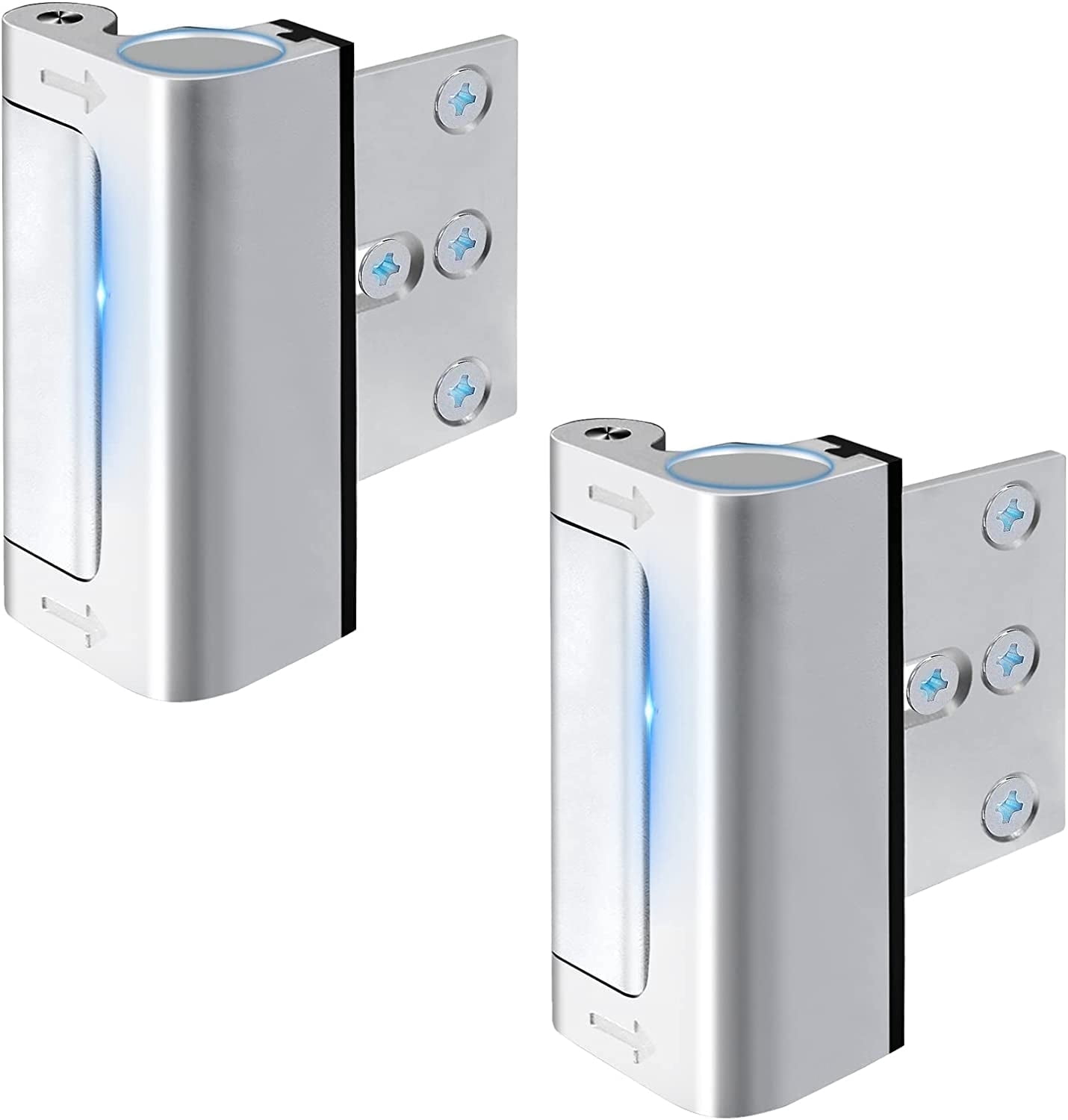 Home Security Door Lock Reinforcement Safety Latch Extra Front Doors ...