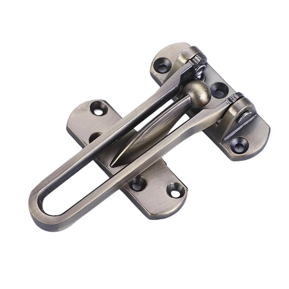 Home Security Door Lock Swing Handle Against Theft Latches Safety Childproof Stoppers Simple Installs for Front & Interior Door