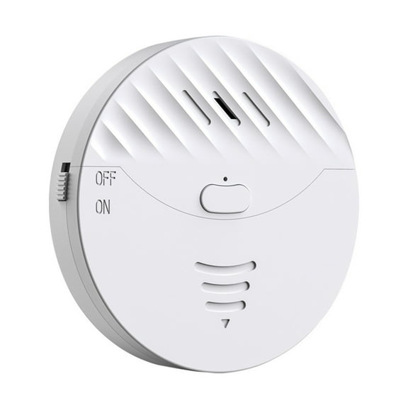 Home Security Vibration Sensor for Tuya Smart App 130dB Loud Alarm for Window and Door Intrusion Monitoring (White)