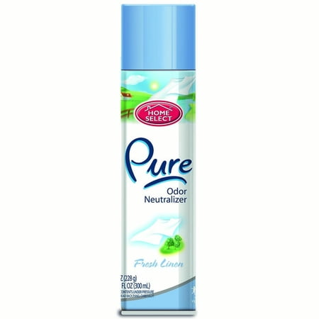 Home Select Aerosol Odor Neutralizer, Fresh Linen, 10 Oz