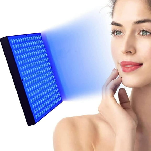 Home Self Skin Tanning Light for Face Body, 225pcs Leds 460nm Blue Large Area Lighting Face Lamp Hanging Use Skin Light