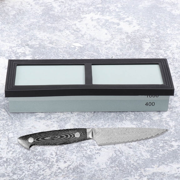 Home Sharpener Stone Double Sided Durable Sharpening Stone for Kitchen and Restaurant