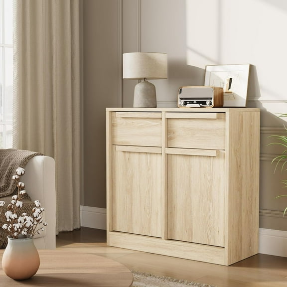 Home Sideboard Buffet Cabinet with 4/2 Drawers, 62.4"/31.5" Large Coffee Cabinet with Storage, Modern Storage Buffet Table for Kitchen Dining Room, Living Room