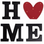 Home Sign with Lighted Heart or Set of 4 Icons