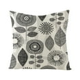 thumbnail image 1 of Home Simple Linen Pillow Cover Flower Sofa Pillow Cover, 1 of 11