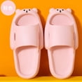 thumbnail image 1 of Home Slippers Cloud Woman Teddy Bear Summer Beach Slides Indoor Soft Sole Non Slip Eva Sandals Men Male Kawai Flip Flops Funny, 1 of 6